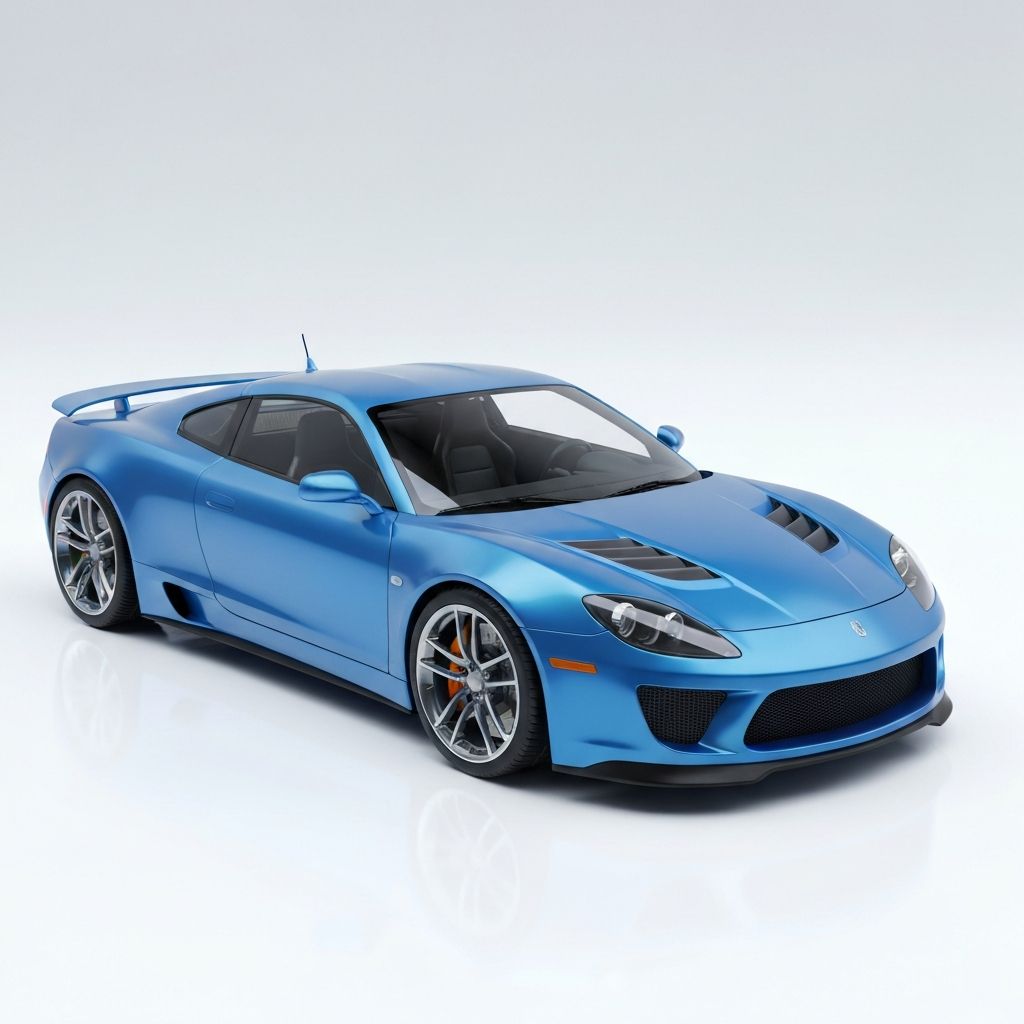 3D Textured and Rendered Model